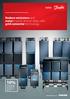 10% Reduce emissions and noise in ports and on ships with grid converter technology. drives.danfoss.com. Selection Guide l VACON NXP Grid Converterr