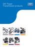 SKF Power Transmission products