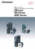 RoHS-Compliant Closed Loop Stepping Motor and Driver Package. AS Series ASC Series