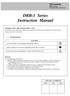 DRB-1 Series Instruction Manual