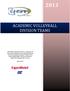 ACADEMIC VOLLEYBALL DIVISION TEAMS