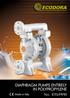DIAPHRAGM PUMPS ENTIRELY IN POLYPROPYLENE. Made in Italy. No. E15/PPB