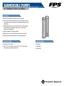 SUBMERSIBLE PUMPS 6 STAINLESS STEEL SR SERIES FEATURES