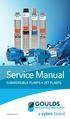 Service Manual SUBMERSIBLE PUMPS JET PUMPS GSSERVICE R5