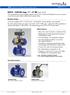 SCP Cylindrical Plug Valves plastomer-lined PM 22 e / Modular Design