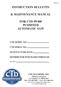 INSTRUCTION BULLETIN & MAINTENANCE MANUAL FOR CTD PF400 PUSHFEED AUTOMATIC SAW