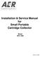 Installation & Service Manual for Small Portable Cartridge Collector. Model SPC-1000
