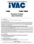 ivac TWIN Premium Turbine Dust Collectors