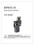 BPM16-38 Beam Position Monitor. User Manual