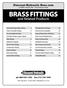 BRASS FITTINGS and Related Products