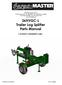 26HVGC-L Trailer Log Splitter Parts Manual