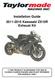 Installation Guide Kawasaki ZX10R Exhaust Kit