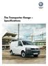 The Transporter Range Specifications