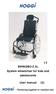 SWINGBO-2 XL System wheelchair for kids and adolescents User manual