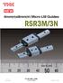 4mm(H)x8mm(W) Micro LM Guides