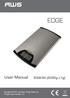EDGE. User Manual. EDGE-5K (5000g x 1g) Copyright 2012 American Weigh Scales, Inc. All rights reserved. Rev. 2.0