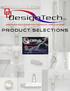 Designing Solutions For Technical Applications. Product selections