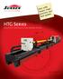 ABOVE AND BEYOND HONING. HTG Series. Heavy Duty Horizontal Tube Honing System