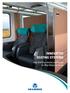 INNOVATIVE SEATING SYSTEMS. High-End Ergonomics and Design for High-Distance Trains
