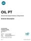 OIL PT. Scheme Description. Oils and Fuels Analysis Proficiency Testing Scheme