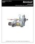 Airetool. CC-325-HP High Pressure Water Flush Condenser Tube Cleaner. Operating & Service Manual IM 05/11/2011