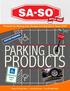 Products for Parking Lots, Garages and Operations Since 1948 PARKING LOT PRODUCTS. Phone Fax