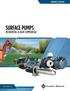 PRODUCT CATALOG SURFACE PUMPS RESIDENTIAL & LIGHT COMMERCIAL. franklinwater.com