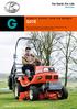 G G21E. With more horsepower and a suspension seat, the Glide Cut Pro has everything you need to power through any job. KUBOTA DIESEL RIDE-ON MOWER