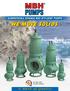 SUBMERSIBLE SEWAGE AND EFFLUENT PUMPS