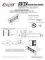 INSTALLATION INSTRUCTIONS E300 SERIES MAGNETIC CABINET/DISPLAY CASE LOCK