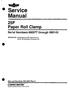 Service Manual. Paper Roll Clamp 25F. Serial Numbers through cascade Cascade is a Registered Trademark of Cascade Corporation