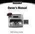 Owner s Manual Currency Counter