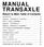 MANUAL TRANSAXLE Return to Main Table of Contents