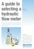 hydraulic flow meter Author: