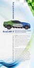 EcoCAR 3.   SPONSORSHIP OPPORTUNITIES. North America s Premier Collegiate Automotove Competition