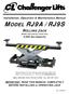 Installation, Operation & Maintenance Manual MODEL RJ9A / RJ9S. (Model Series 4-Post only) 9,000 lbs Capacity