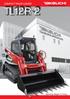 TL12R-2 COMPACT TRACK LOADER. Operating Weight: 5,710 kg. From World First to World Leader