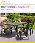 OUTDOORFURNITURE. Issue 1 - April /June