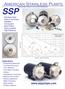 SSP. American Stainless Pumps Stainless Steel Pumps for the Commercial Marketplace.