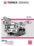 www. terex-cranes.com AC 80-2 AC 80-2 Shortest 4-axle machine in its category