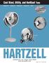 HARTZELL. Cool Blast, Utility, and HartKool. Fans. Hartzell Fan, Inc., Piqua, Ohio