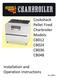 Cookshack Pellet Fired Charbroiler Models: CB012 CB024 CB036 CB048