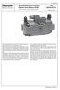 Scavenging and Pressure Relief Valve Block SDVB Control Elements of the A4VSG and A2P