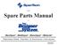 Spare Parts Manual. MaxiSpan - MultiSpan - MonoSpan - MiniLink. Stainless Steel, Painted, & Aluminum Conveyors. presents. for
