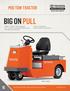 BIG ON PULL lb. Towing Capacity mph Travel Speed Without Load 48-Volt AC Drive System