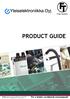 PRODUCT GUIDE. For a better workbench environment!