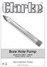 Bore Hole Pump Model Nos: CBB75 CBB100 Part Nos: