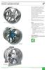 CYLINDRICAL CASED AXIAL FLOW FANS TGT Series - ADJUSTABLE PITCH FANS