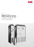 LOW VOLTAGE AC DRIVES. ABB industrial drives ACS880, single drives 0.55 to 3200 kw