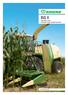 BiG X 700 / 850 / 1100 Precision-chop forage harvester